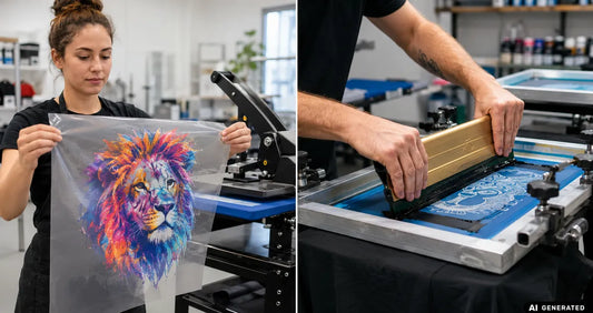DTF Transfer vs. Siebdruck – wann lohnt sich welches Verfahren?