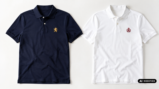 Kleines Logo auf der Brust besticken lassen – der Look bekannter Modemarken