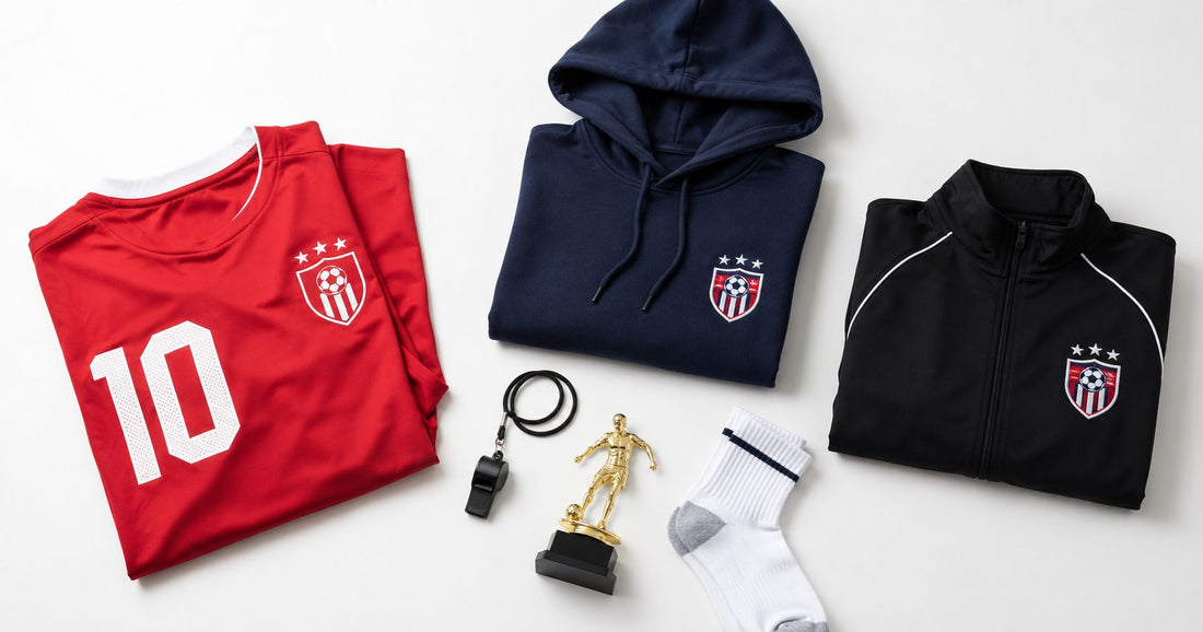 Vereinskleidung bedrucken: Trikots, Hoodies & Teamwear