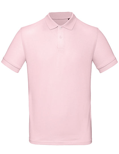 Helles B&C Poloshirt, blank oder mit DTF-Druck, aus weichem Stoff, mit Kragen und Knöpfen, modisches Damen- oder Herrenshirt