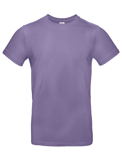 bedrucktes B&C T-Shirt aus Baumwolle, sichtbar mit neutralem Stoff und Druckoptionen, auf weißem Hintergrund.
