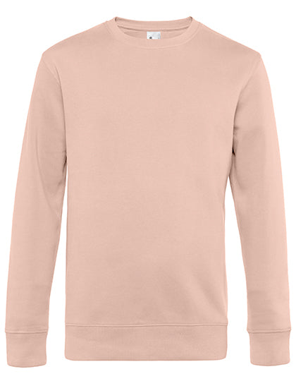 Weißer B&C Pullover, blank oder mit DTF-Druck, aus weichem Stoff, bequem und vielseitig tragbar
