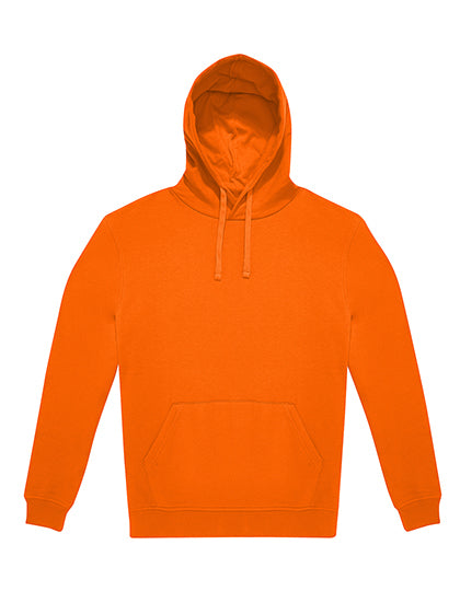 Hoodie von B&C in neutraler Farbe, blank oder mit DTF-Druck, aus weichem Stoff, detailreiche Nahaufnahme