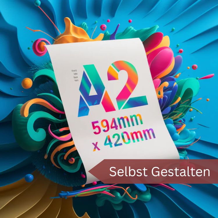 DTF DIN A2 Farbe + Weiß - Selbst gestalten